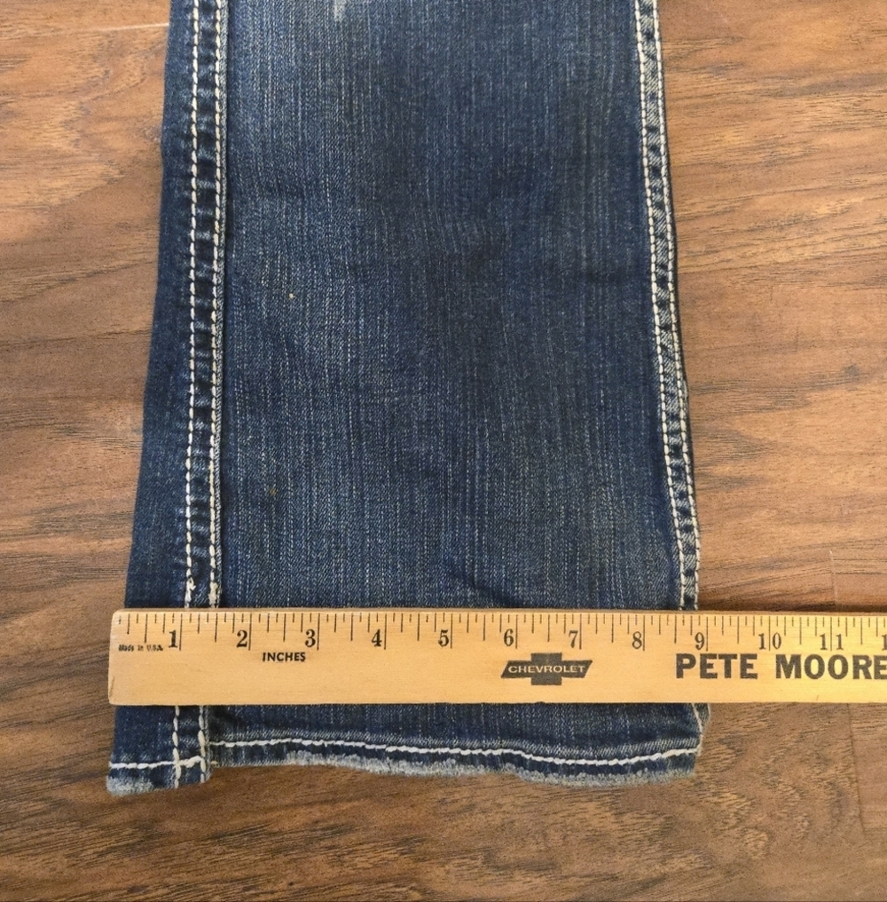 Silver Jeans Co Jeans Twisted Bootcut Distressed Womens Size 29/29 - Picture 7 of 7